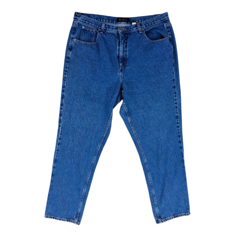 ASHLEY STEWART Plus Size 18 Average Classic Vintage Style Straight Jeans